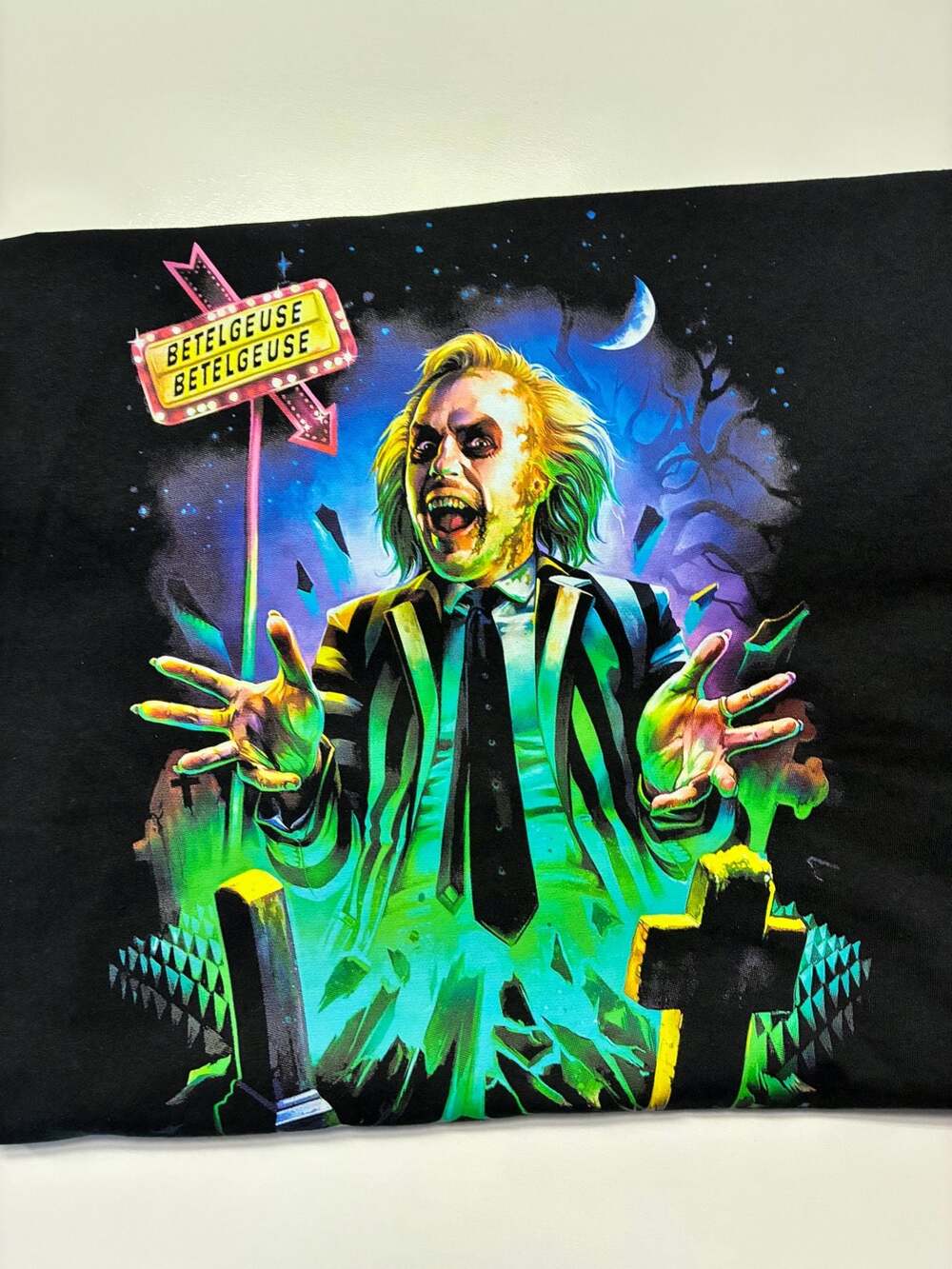 Specter in a Striped Suit Beetlejuice Graphic T-Shirt